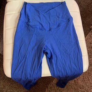 Offline Aerie Small Crossover Leggings, Blue